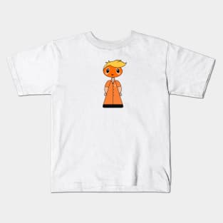 Comicones #23 - Orange Man in Orange Jumpsuit Kids T-Shirt
